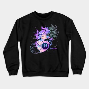 Taurus Astrology Horoscope Zodiac Birth Sign Gift for Women Crewneck Sweatshirt